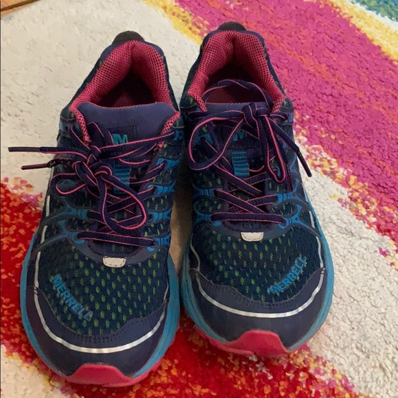 Merrell blue depths running shoes size 7 - Picture 3 of 7